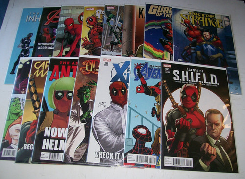 Deadpool mese varianti - deadpool,